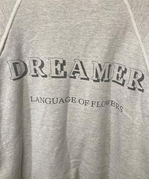 SAINT MICHAEL（セントマイケル）SAINT MICHAEL (セントマイケル) CREW SWEAT FLOWER グレー サイズ:Ｌの古着・服飾アイテム