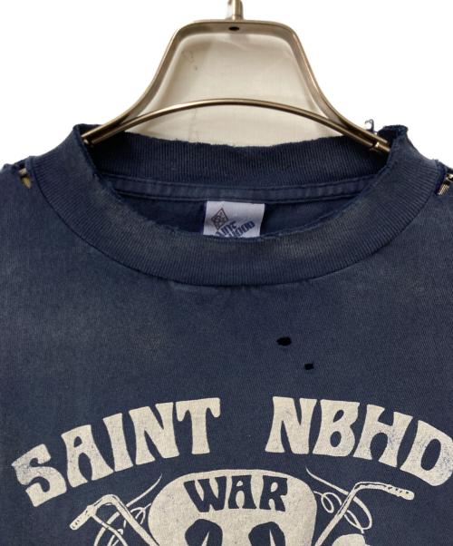 NEIGHBORHOOD（ネイバーフッド）NEIGHBORHOOD (ネイバーフッド) SAINT MICHAEL (セントマイケル) NH SS TEE ネイビー サイズ:Mの古着・服飾アイテム