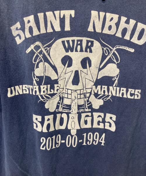 NEIGHBORHOOD（ネイバーフッド）NEIGHBORHOOD (ネイバーフッド) SAINT MICHAEL (セントマイケル) NH SS TEE ネイビー サイズ:Mの古着・服飾アイテム