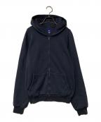 yeezy gapイージーギャップ）の古着「Doubleface Zip Up Sweat Hoodie」｜ネイビー