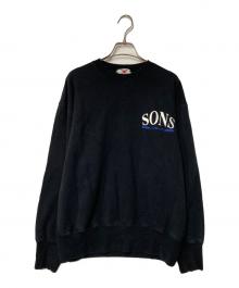 son of the cheese（（サノバチーズ））の古着「プリントスウェット」｜ブラック