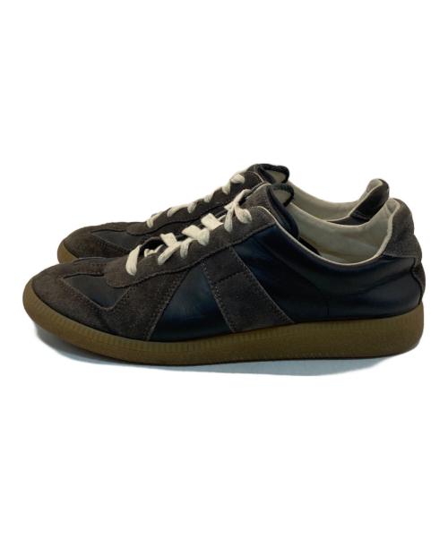 Maison Margiela（メゾンマルジェラ）Maison Margiela (メゾンマルジェラ) REPLICA ジャーマントレーナー ブラウン×ブラック サイズ:39の古着・服飾アイテム