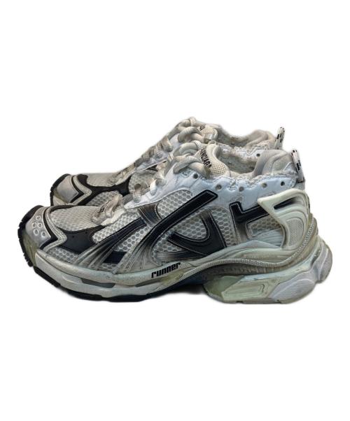 BALENCIAGA（バレンシアガ）BALENCIAGA (バレンシアガ) Runner スニーカー ホワイト×ブラック サイズ:EUR39/UK5/USA6/JP26の古着・服飾アイテム