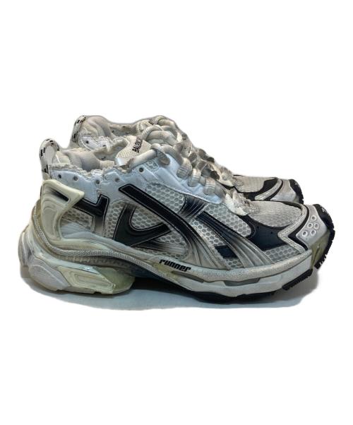 BALENCIAGA（バレンシアガ）BALENCIAGA (バレンシアガ) Runner スニーカー ホワイト×ブラック サイズ:EUR39/UK5/USA6/JP26の古着・服飾アイテム