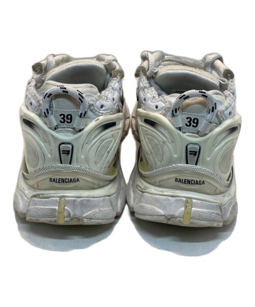 BALENCIAGA（バレンシアガ）BALENCIAGA (バレンシアガ) Runner スニーカー ホワイト×ブラック サイズ:EUR39/UK5/USA6/JP26の古着・服飾アイテム
