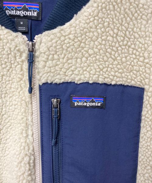 Patagonia（パタゴニア）Patagonia (パタゴニア) Retro-X Bomber Jacket アイボリー サイズ:Mの古着・服飾アイテム