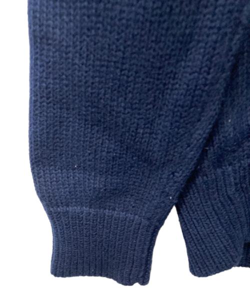 POLO RALPH LAUREN（ポロ・ラルフローレン）POLO RALPH LAUREN (ポロ・ラルフローレン) クルーネックロゴニット ネイビー サイズ:Sの古着・服飾アイテム