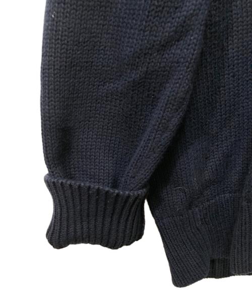 POLO RALPH LAUREN（ポロ・ラルフローレン）POLO RALPH LAUREN (ポロ・ラルフローレン) クルーネックロゴニット ネイビー サイズ:Sの古着・服飾アイテム