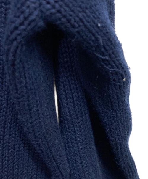 POLO RALPH LAUREN（ポロ・ラルフローレン）POLO RALPH LAUREN (ポロ・ラルフローレン) クルーネックロゴニット ネイビー サイズ:Sの古着・服飾アイテム