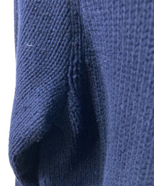 POLO RALPH LAUREN（ポロ・ラルフローレン）POLO RALPH LAUREN (ポロ・ラルフローレン) クルーネックロゴニット ネイビー サイズ:Sの古着・服飾アイテム