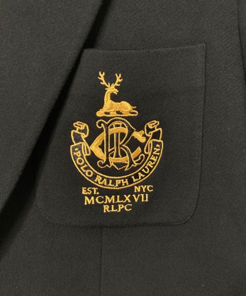 POLO RALPH LAUREN（ポロ・ラルフローレン）POLO RALPH LAUREN (ポロ・ラルフローレン) テーラードジャケット ブラック サイズ:14の古着・服飾アイテム