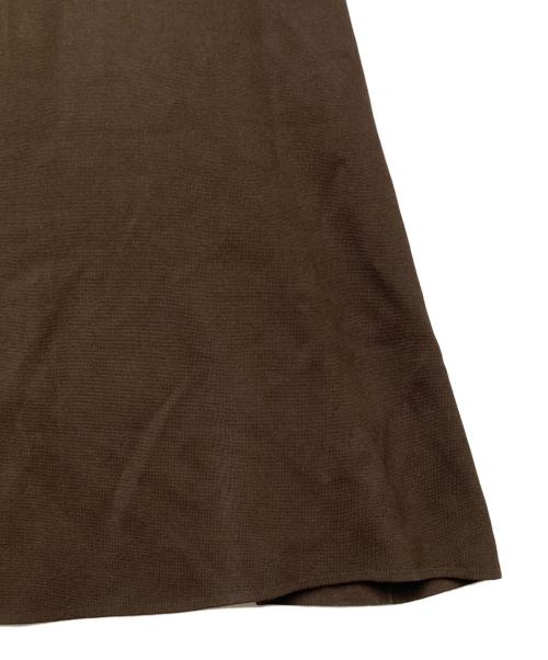 Noble（ノーブル）Noble (ノーブル) ミラノリブフィットフレアニットワンピース ブラウン サイズ:Freeの古着・服飾アイテム