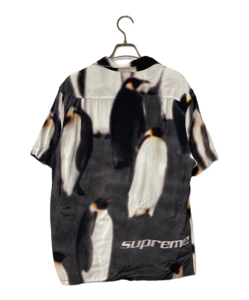 SUPREME（シュプリーム）Supreme (シュプリーム) Penguins Rayin S/S shirt ブラック×ホワイト サイズ:Sの古着・服飾アイテム