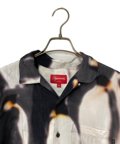 SUPREME（シュプリーム）Supreme (シュプリーム) Penguins Rayin S/S shirt ブラック×ホワイト サイズ:Sの古着・服飾アイテム