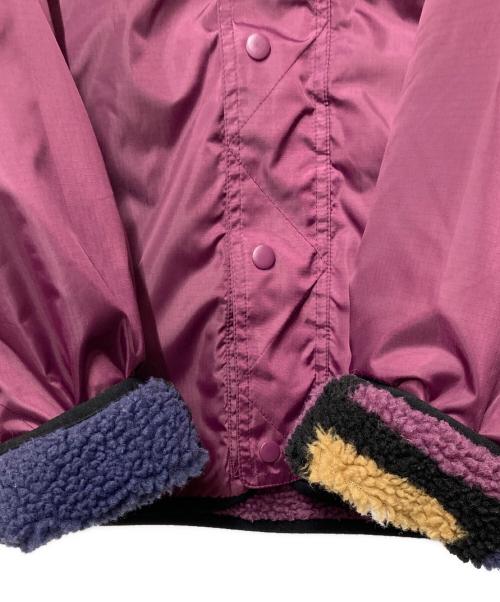 SUPREME（シュプリーム）SUPREME (シュプリーム) Reversible Colorblocked Fleece Jacket パープル×ベージュ サイズ:Mの古着・服飾アイテム