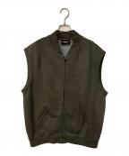 FOG ESSENTIALSフィアオブゴッド エッセンシャル）の古着「FULL ZIP SS SWEAT VEST」｜グレー
