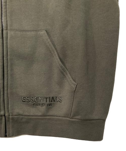 FOG ESSENTIALS（フィアオブゴッド エッセンシャル）FOG ESSENTIALS (フィアオブゴッド エッセンシャル) FULL ZIP SS SWEAT VEST グレー サイズ:Ｍの古着・服飾アイテム