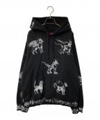 SUPREMEシュプリーム）の古着「Animals Hooded Sweatshirt」｜ブラック