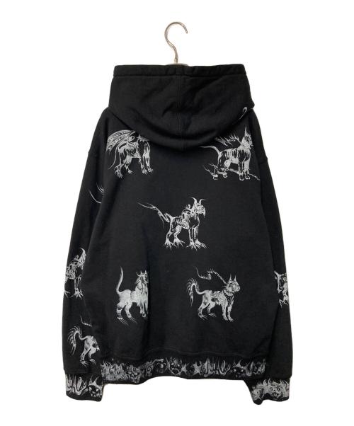 SUPREME（シュプリーム）SUPREME (シュプリーム) Animals Hooded Sweatshirt ブラック サイズ:Ｌの古着・服飾アイテム