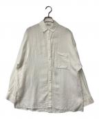 EVERYDAY I LIKE.エヴリデイ アイ ライク）の古着「New Linen ワイドシャツ」｜ホワイト