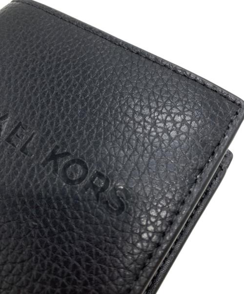 MICHAEL KORS（マイケルコース）MICHAEL KORS (マイケルコース) 2つ折り財布 ブラックの古着・服飾アイテム