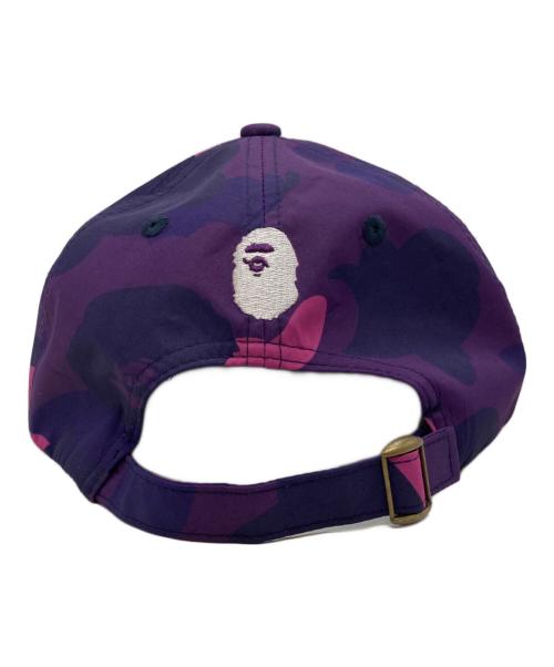 BAPE BY A BATHING APE（ベイプバイアベイシングエイプ）BAPE BY A BATHING APE (ベイプバイアベイシングエイプ) COLOR CAMO BAPE STA PANEL CAP パープル サイズ:Freeの古着・服飾アイテム
