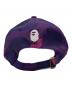 中古・古着 BAPE BY A BATHING APE (ベイプバイアベイシングエイプ) COLOR CAMO BAPE STA PANEL CAP パープル サイズ:Free：7000円
