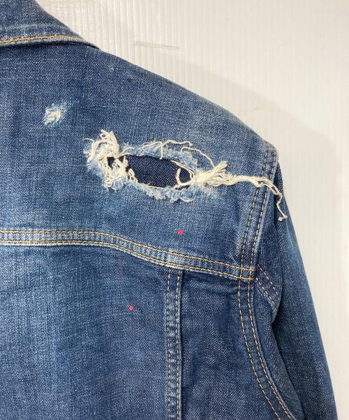 DSQUARED2（ディースクエアード）DSQUARED2 (ディースクエアード) デニムジャケット インディゴ サイズ:50の古着・服飾アイテム