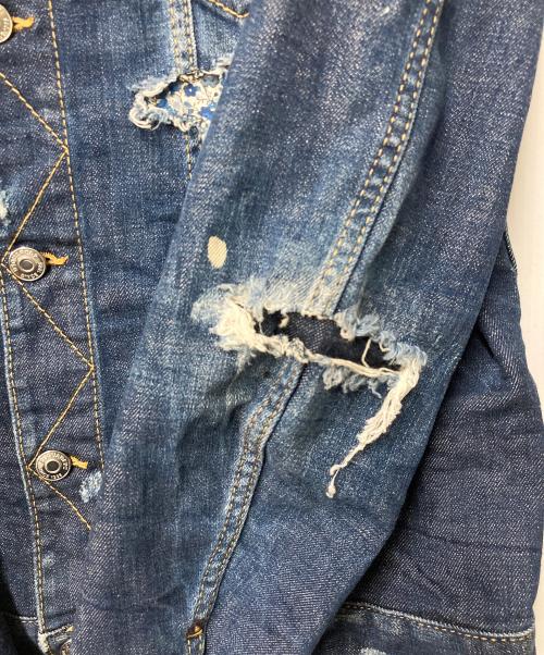 DSQUARED2（ディースクエアード）DSQUARED2 (ディースクエアード) デニムジャケット インディゴ サイズ:50の古着・服飾アイテム