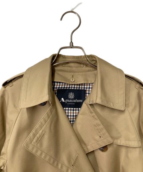 Aquascutum（アクアスキュータム）Aquascutum (アクアスキュータム) ライナー付トレンチコート ベージュ サイズ:6の古着・服飾アイテム