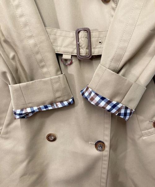 Aquascutum（アクアスキュータム）Aquascutum (アクアスキュータム) ライナー付トレンチコート ベージュ サイズ:6の古着・服飾アイテム