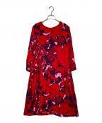 marimekkoマリメッコ）の古着「AKILEIJA / VARBU DRESS」｜ピンク×レッド