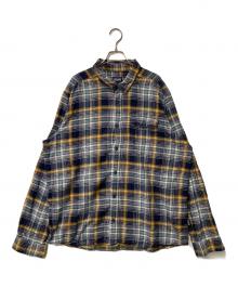 Patagonia（パタゴニア）の古着「フランネルシャツ」｜グレー×ネイビー