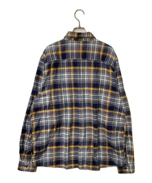 Patagonia（パタゴニア）Patagonia (パタゴニア) フランネルシャツ グレー×ネイビー サイズ:XLの古着・服飾アイテム