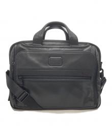 TUMI（トゥミ）の古着「オーガナイザー・レザー・ブリーフ」｜ブラック