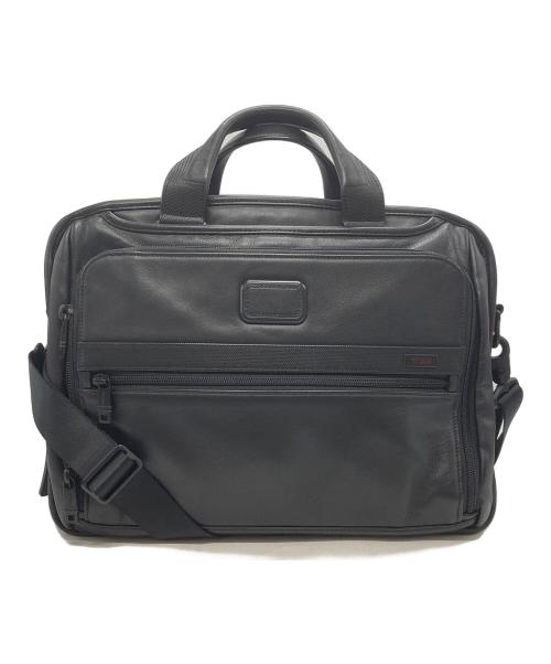 TUMI（トゥミ）TUMI (トゥミ) オーガナイザー・レザー・ブリーフ ブラックの古着・服飾アイテム