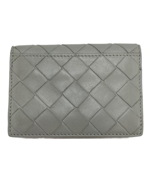 BOTTEGA VENETA（ボッテガベネタ）BOTTEGA VENETA (ボッテガベネタ) イントレチャートパスケース グレーの古着・服飾アイテム