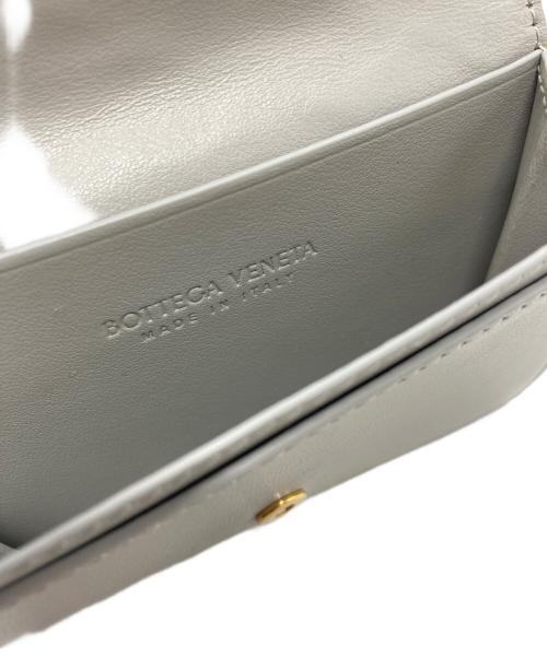 BOTTEGA VENETA（ボッテガベネタ）BOTTEGA VENETA (ボッテガベネタ) イントレチャートパスケース グレーの古着・服飾アイテム