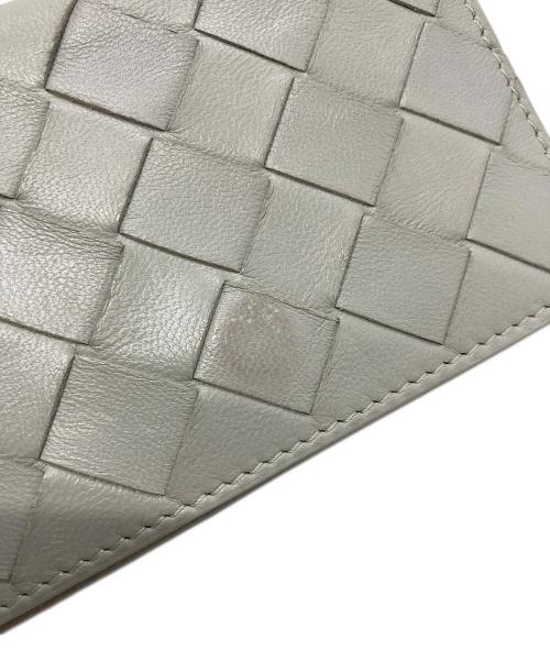 BOTTEGA VENETA（ボッテガベネタ）BOTTEGA VENETA (ボッテガベネタ) イントレチャートパスケース グレーの古着・服飾アイテム