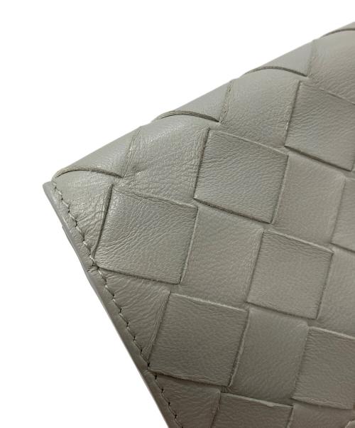 BOTTEGA VENETA（ボッテガベネタ）BOTTEGA VENETA (ボッテガベネタ) イントレチャートパスケース グレーの古着・服飾アイテム