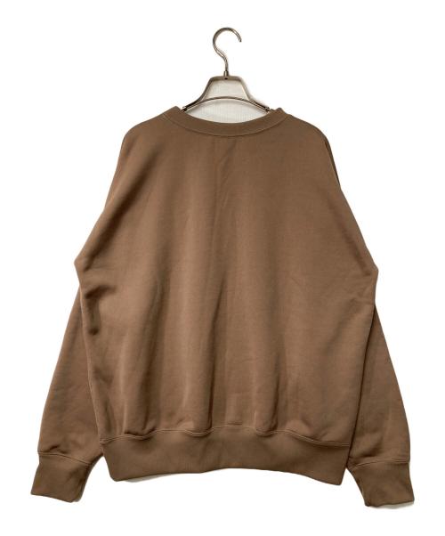 AURALEE（オーラリー）AURALEE (オーラリー) BAGGY POLYESTER SWEAT P/O ブラウン サイズ:4の古着・服飾アイテム