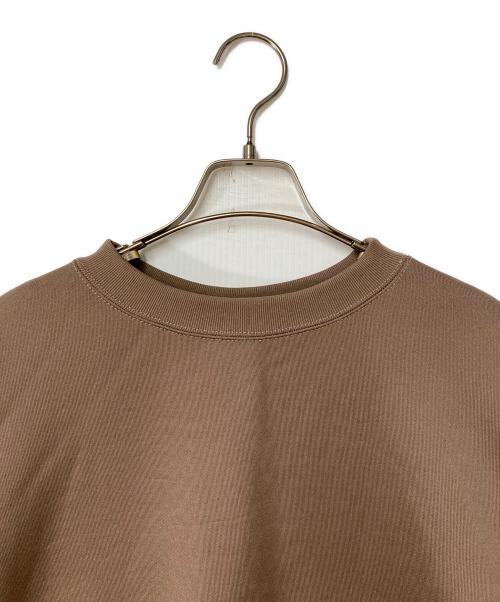 AURALEE（オーラリー）AURALEE (オーラリー) BAGGY POLYESTER SWEAT P/O ブラウン サイズ:4の古着・服飾アイテム