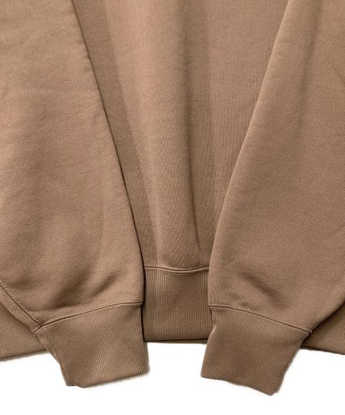 AURALEE（オーラリー）AURALEE (オーラリー) BAGGY POLYESTER SWEAT P/O ブラウン サイズ:4の古着・服飾アイテム