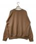 AURALEE (オーラリー) BAGGY POLYESTER SWEAT P/O ブラウン サイズ:4：8000円