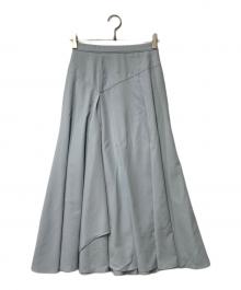 HER LIP TO（ハーリップトゥ）の古着「Lilia Paneled Flared Skirt」｜スカイブルー