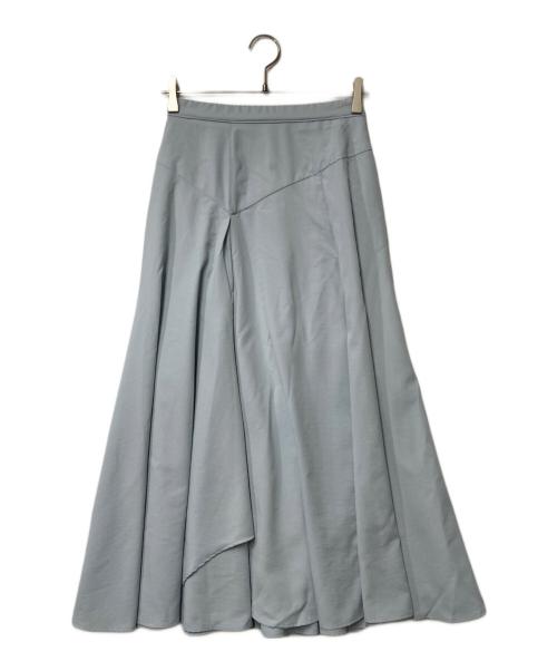 HER LIP TO（ハーリップトゥ）HER LIP TO (ハーリップトゥ) Lilia Paneled Flared Skirt スカイブルー サイズ:Mの古着・服飾アイテム