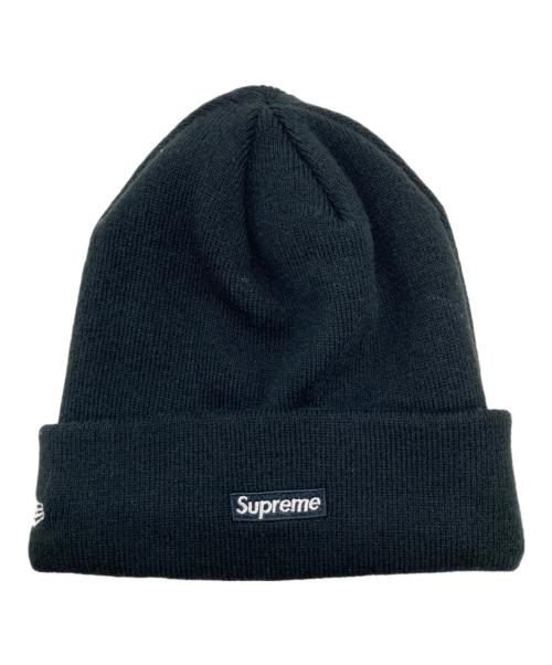 SUPREME（シュプリーム）Supreme (シュプリーム) New Era (ニューエラ) Script Beanie ブラック×レッド サイズ:Freeの古着・服飾アイテム