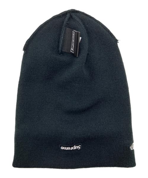 SUPREME（シュプリーム）Supreme (シュプリーム) New Era (ニューエラ) Script Beanie ブラック×レッド サイズ:Freeの古着・服飾アイテム