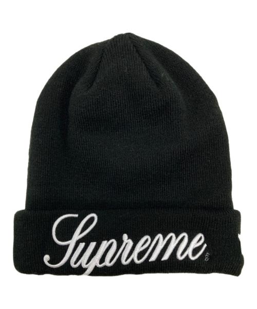 SUPREME（シュプリーム）Supreme (シュプリーム) New Era (ニューエラ) Script Beanie ブラック サイズ:Freeの古着・服飾アイテム