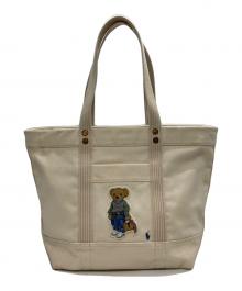 POLO RALPH LAUREN（ポロ・ラルフローレン）の古着「ポロベアトートバッグ」｜ベージュ